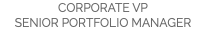 CORPORATE VP SENIOR PORTFOLIO MANAGER